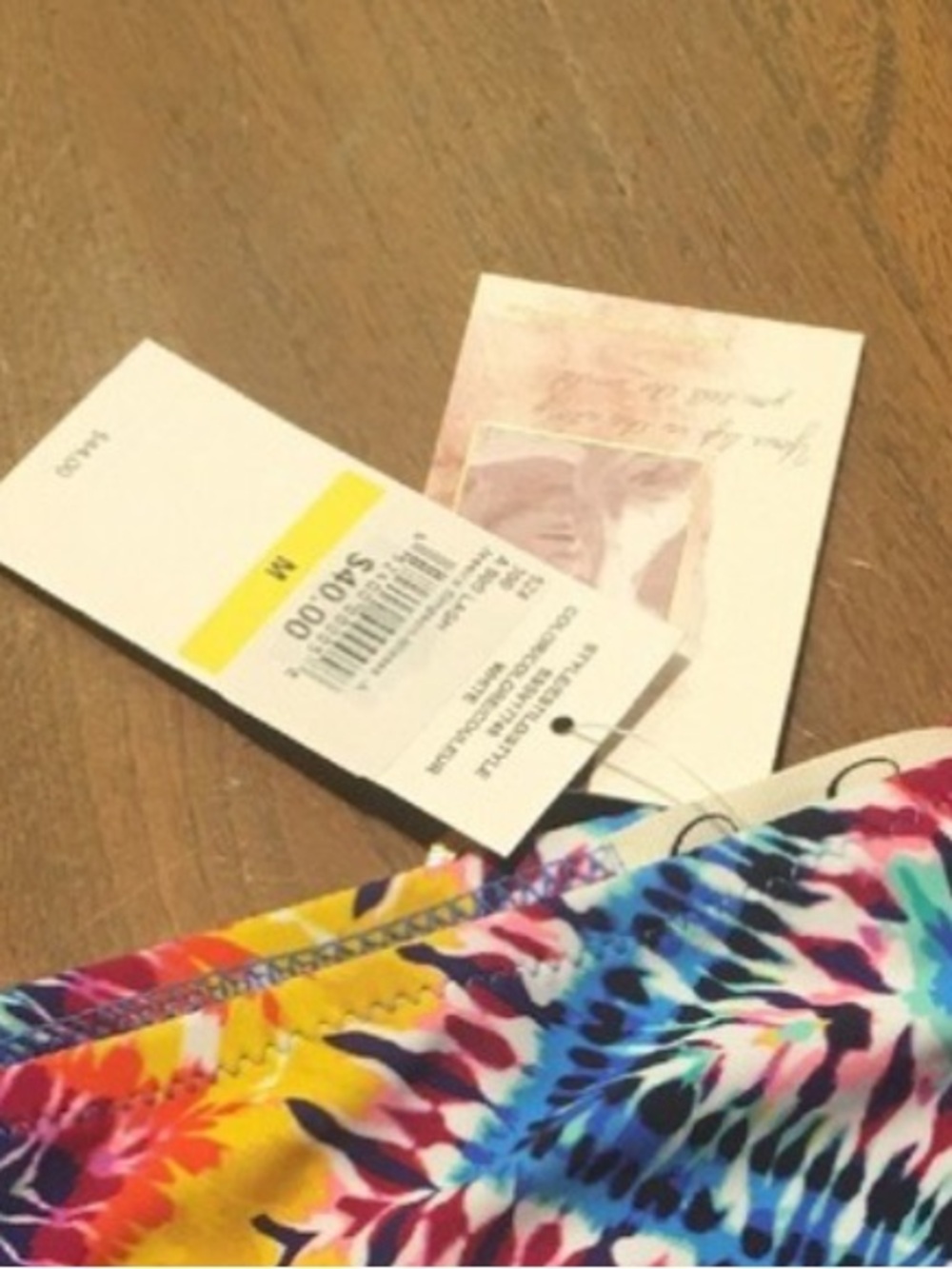 Jessica Simpson Large tie dye bikini bottom - Picture 3 of 3